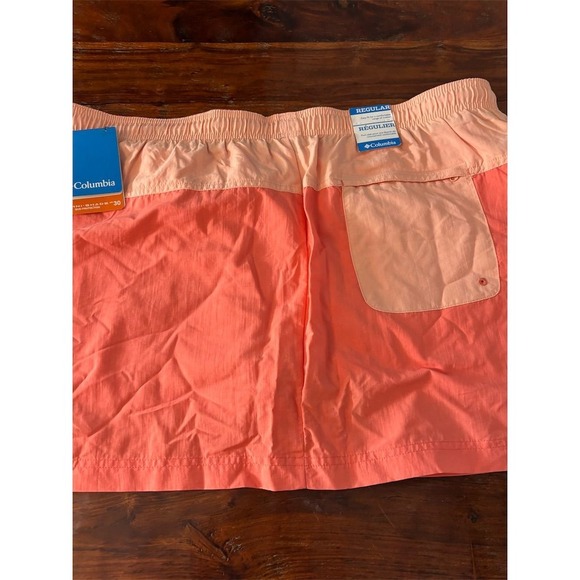 Columbia Women's Athletic Skort XL Peach Elastic Waist Hiking Outdoor - Picture 7 of 9
